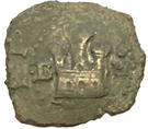 2 Maravedis (low grade billon; castilian legend)