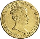 80 Reales de vellon - Isabel II (CONSTITUCION)