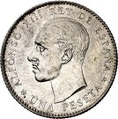 1 Peseta - Alfonso XIII (Trial Strike)