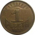 1 Peseta (Asturias and Leon)