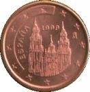 1 Euro Cent (1st type)