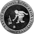 2000 Pesetas - Juan Carlos I (Bowling)