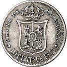 10 Centimos de Escudo - Isabel II