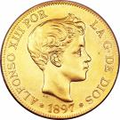 100 Pesetas - Alfonso XIII (3rd portrait)