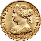 100 Reales - Isabel II