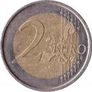 2 Euro - Juan Carlos I (1st type - 1st map)