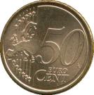 50 Euro Cent (1st type; 2nd map)