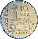 10 Euro - Juan Carlos I (Gaudí - El Capricho)
