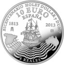 10 Euros - Juan Carlos I (Australian Holey Dollar and Dump)
