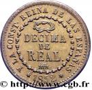 1 Decima de Real - Isabel II