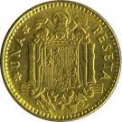 1 Peseta - Francisco Franco (1st portrait)