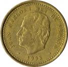 100 Pesetas - Juan Carlos I (value as "100", with dots around the rim)