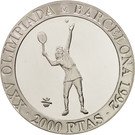 2000 Pesetas - Juan Carlos I (Tennis)