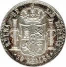 10 Reales - Isabel II