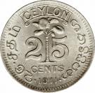 25 Cents - George V