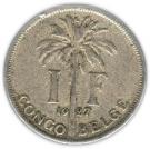 1 Franc - Albert I (French text)