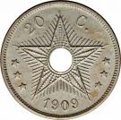 20 Centimes - Léopold II