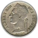 1 Franc - Albert I (French text)