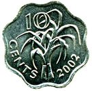 10 Cents - Mswati III (2nd portrait)