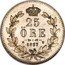 25 Öre - Carl XV