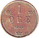 1 Öre - Oscar II (small letters)