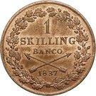 1 Skilling Banco - Carl XIV Johan