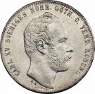 2 Riksdaler Riksmynt - Carl XV (Small head, large date)