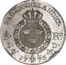 ⅓ Riksdaler / 1 Daler Silvermynt - Gustav III