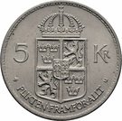 5 Kronor - Gustaf VI Adolf