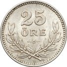 25 Öre - Gustaf V