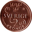 2 Kronor - Carl XVI Gustaf