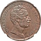 2 Skilling Banco - Oscar I (large head)