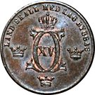 ½ Öre - Carl XV