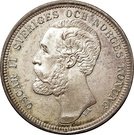 1 Krona - Oscar II ("OCH" in title)