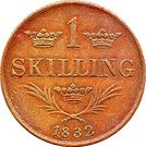 1 Skilling - Carl XIV Johan
