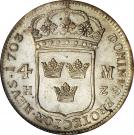 4 Mark - Karl XII