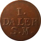 1 Daler Silvermynt - Karl XII (Faith of the People)