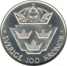100 Kronor - Carl XVI Gustaf (International Youth Year)