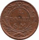 1 Daler Silvermynt - Karl XII (Agile and Ready)