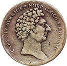 ¼ Riksdaler Specie - Carl XIV Johan
