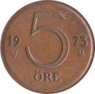 5 Öre - Gustaf VI Adolf
