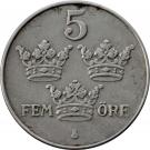5 Öre - Gustaf V