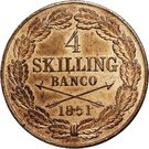 4 Skilling Banco - Oscar I