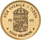 2000 Kronor - Carl XVI Gustaf (30 years of Reign)