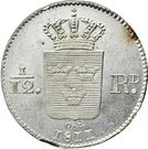 1/12 Riksdaler - Carl XIII
