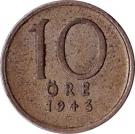10 Öre - Gustaf V