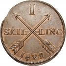 1 Skilling - Carl XIV Johan