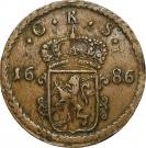 1 Öre Silvermynt - Karl XI
