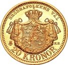 20 Kronor - Oscar II