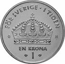 1 Krona - Carl XVI Gustaf